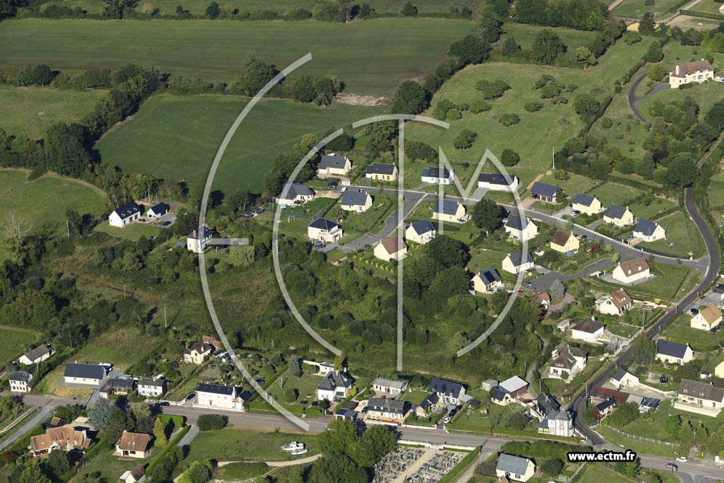 Photo arienne de Le Breuil-en-Auge (la Croix Potage)