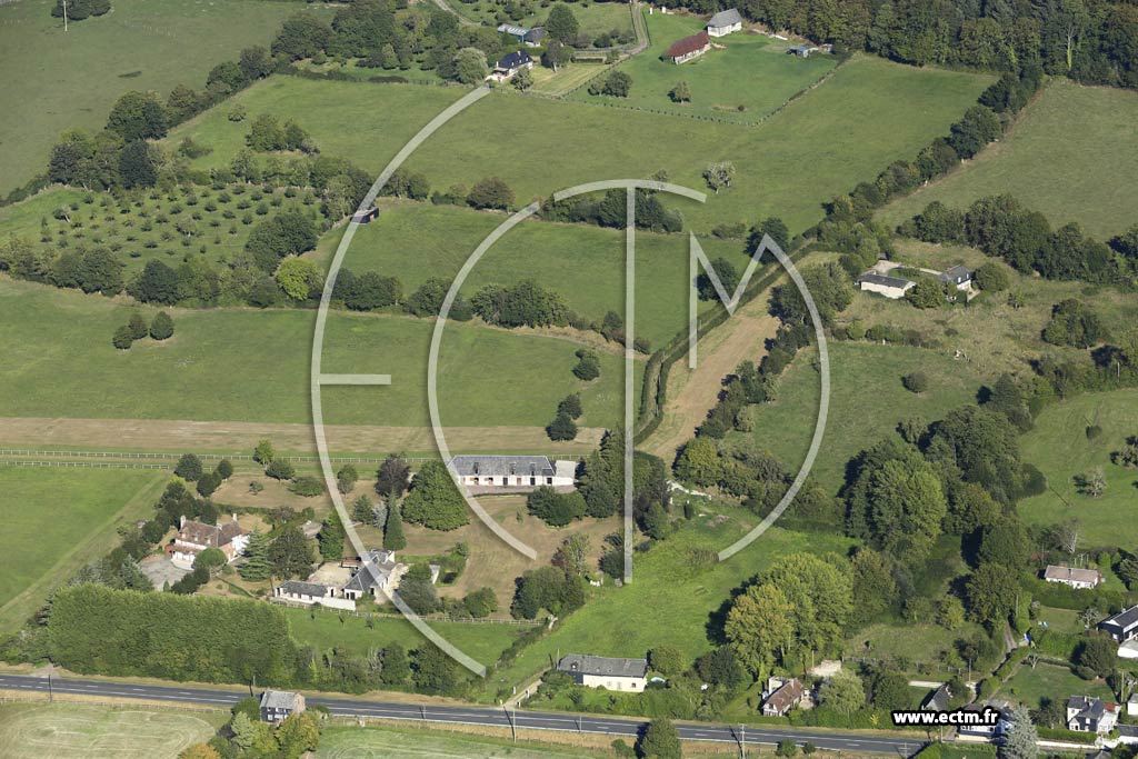 Photo arienne de Le Breuil-en-Auge (le Mont Lion)