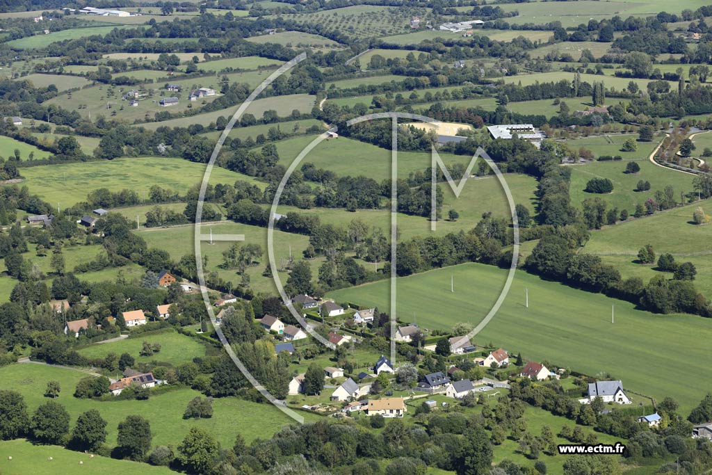 Photo arienne de Le Pr-d'Auge (Chemin des Vatines)