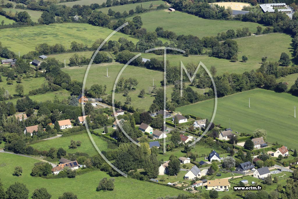Photo arienne de Le Pr-d'Auge (Chemin des Vatines)