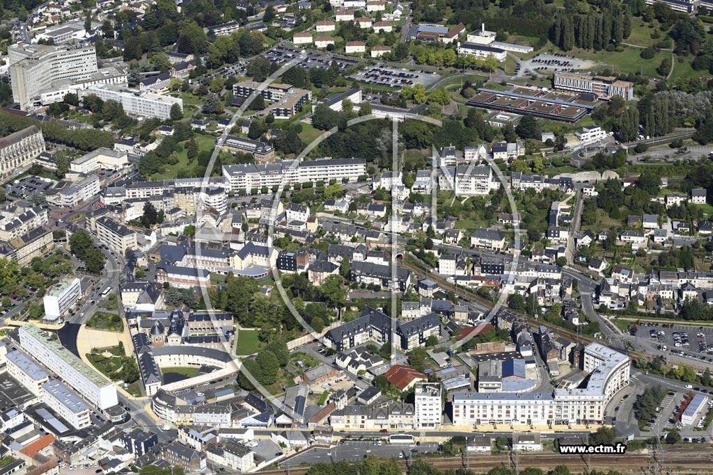 Photo arienne de Lisieux