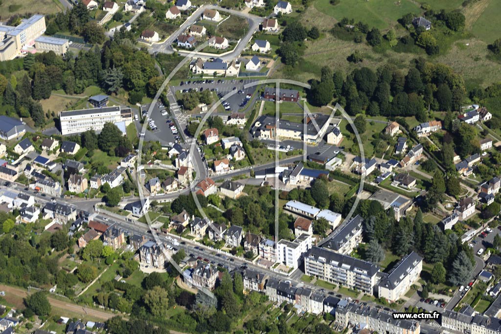 Photo arienne de Lisieux