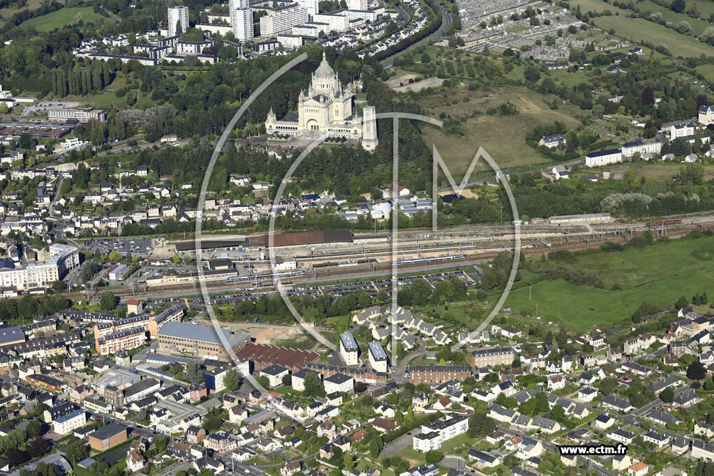 Photo arienne de Lisieux