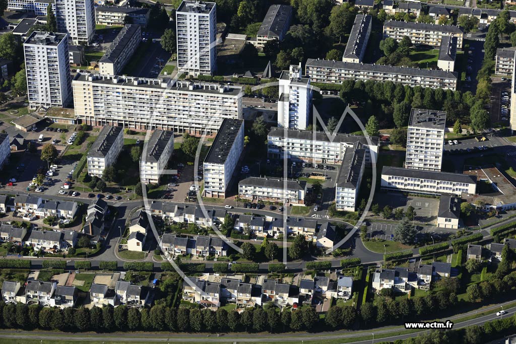 Photo arienne de Lisieux
