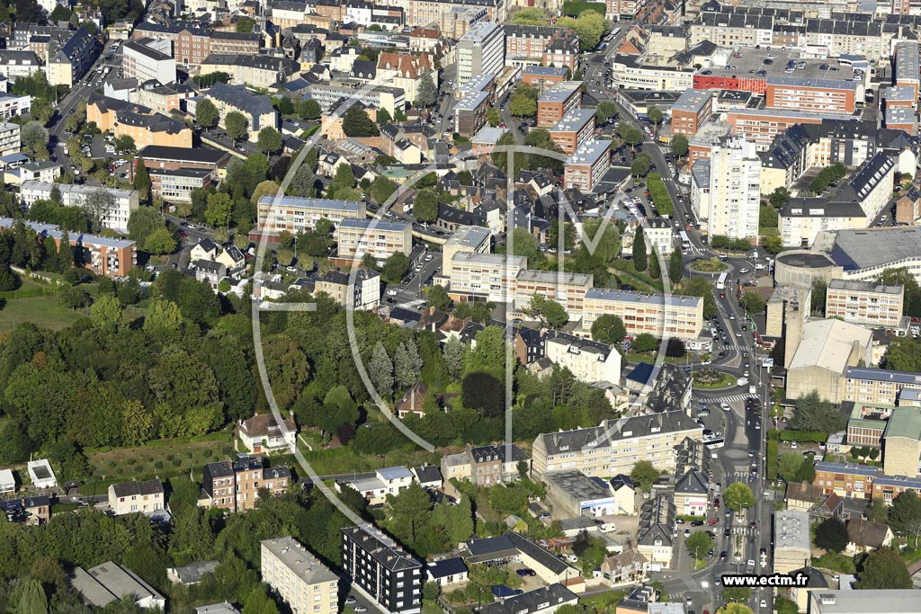 Photo arienne de Lisieux