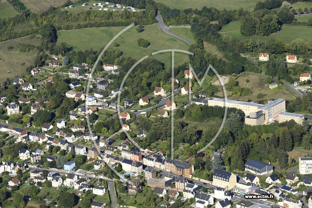 Photo arienne de Lisieux (le Mont Mry)
