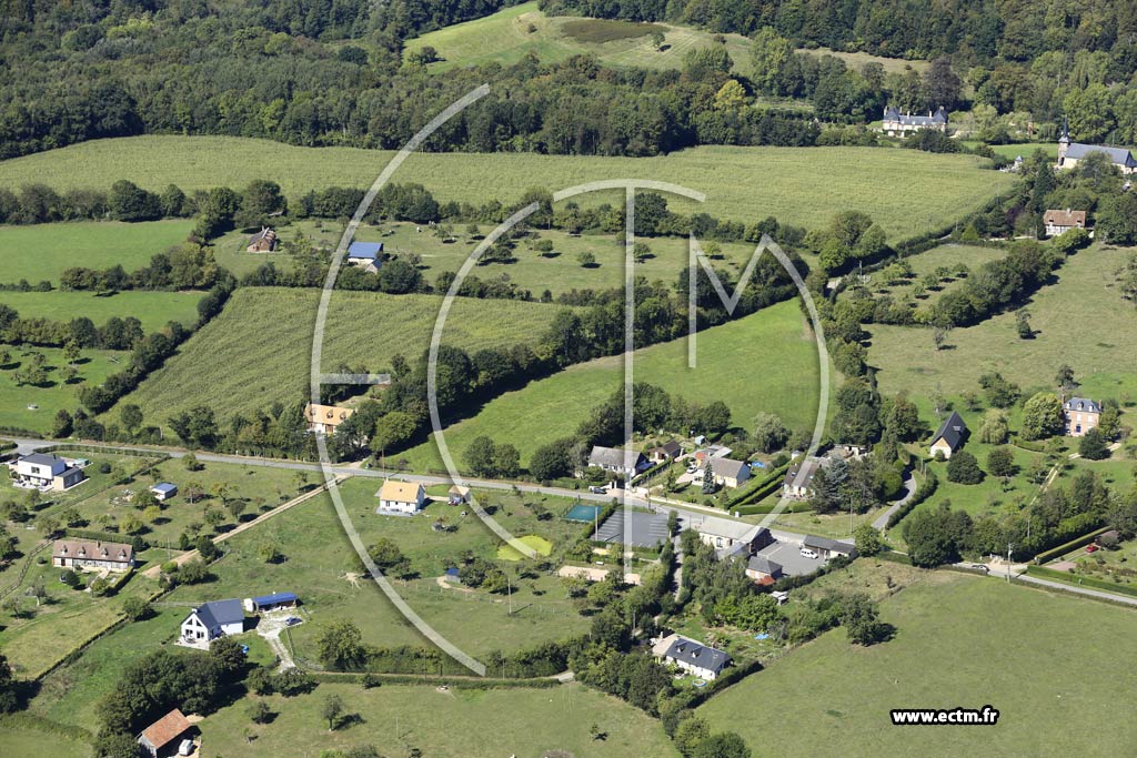 Photo arienne de Livarot-Pays-d'Auge (Le Mesnil-Germain)