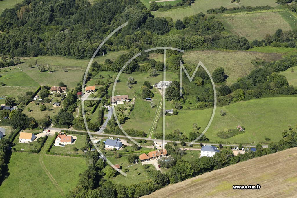 Photo arienne de Saint-Martin-de-Mailloc (la Martinire)