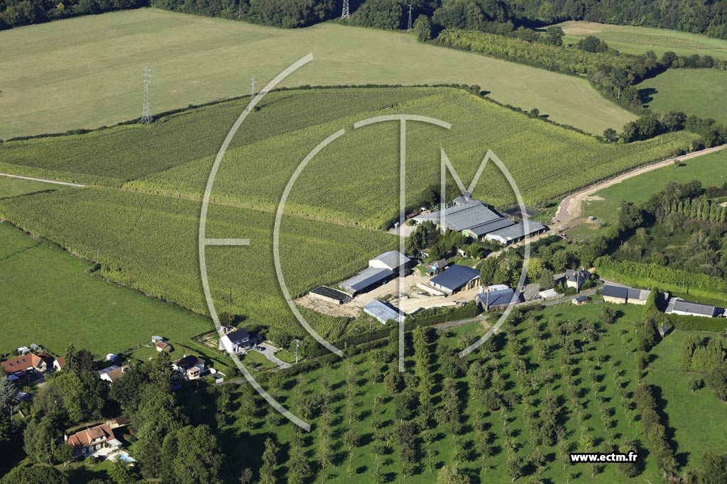 Photo arienne de Saint-Philbert-des-Champs (la Chapelle)