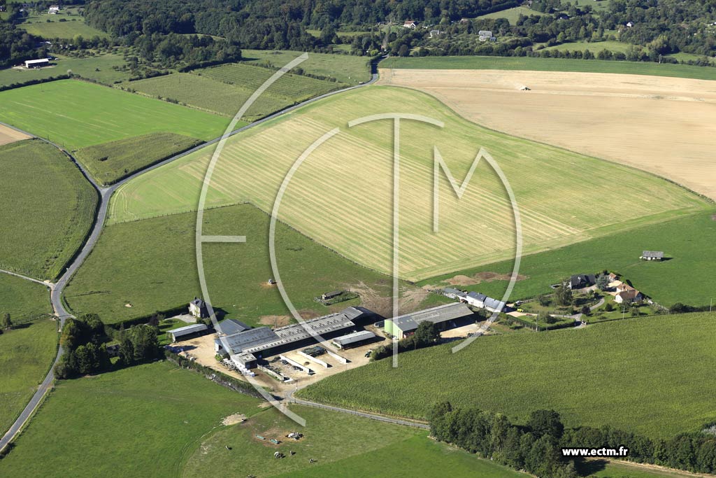 Photo arienne de Saint-Philbert-des-Champs (le Lieu Mathieu)