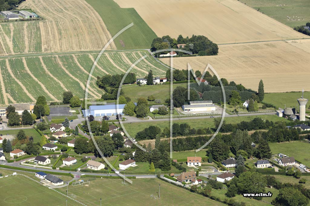 Photo arienne de Thiberville