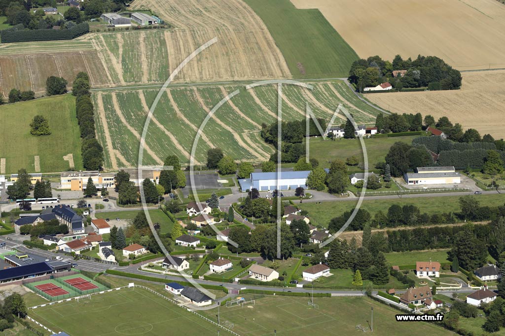 Photo arienne de Thiberville