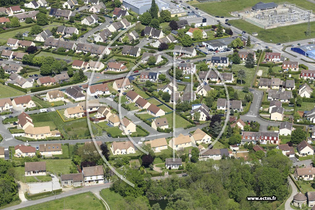 Photo arienne de Cond-sur-Sarthe