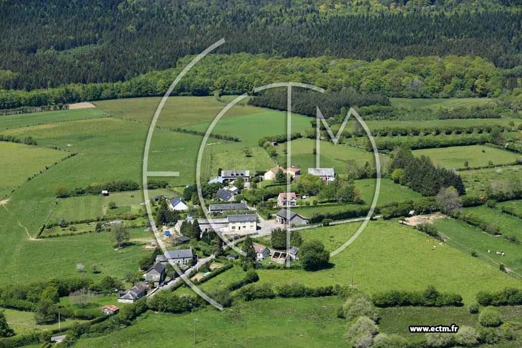 Photo arienne de Fontenai-les-Louvets