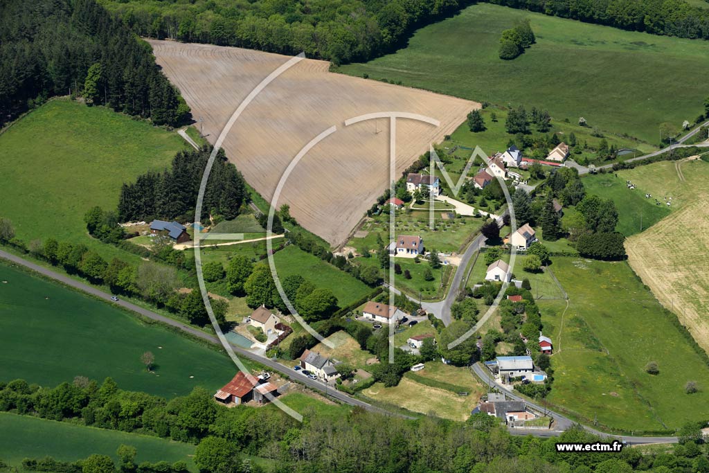 Photo arienne de Gandelain (La Chapelle)