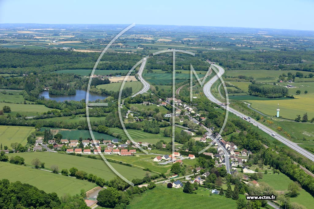 Photo arienne de Saint-Gervais-du-Perron