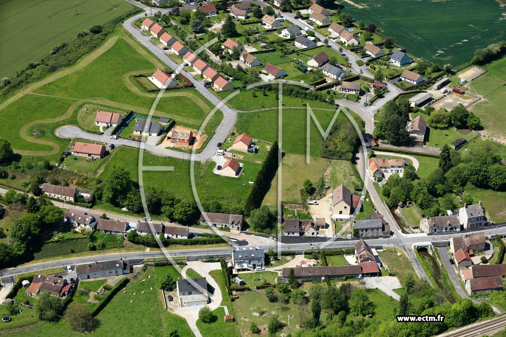 Photo arienne de Saint-Gervais-du-Perron