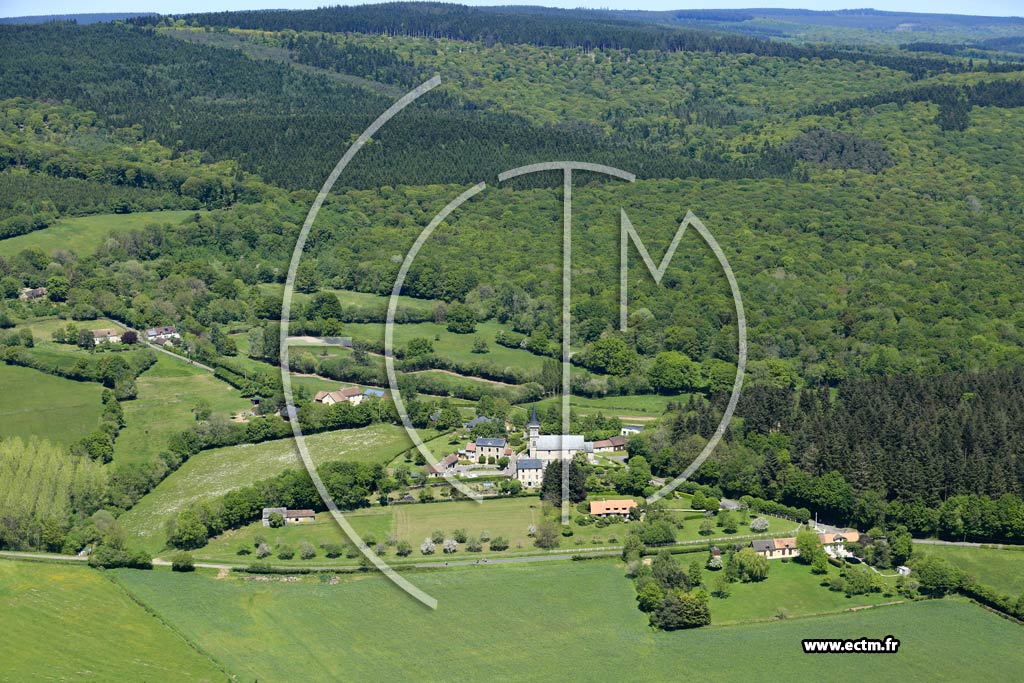 Photo arienne de Saint-Nicolas-des-Bois