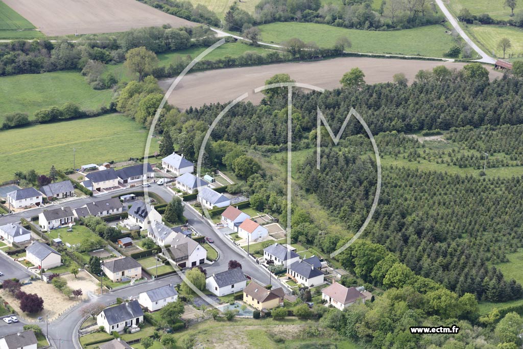 Photo arienne de Javron-les-Chapelles