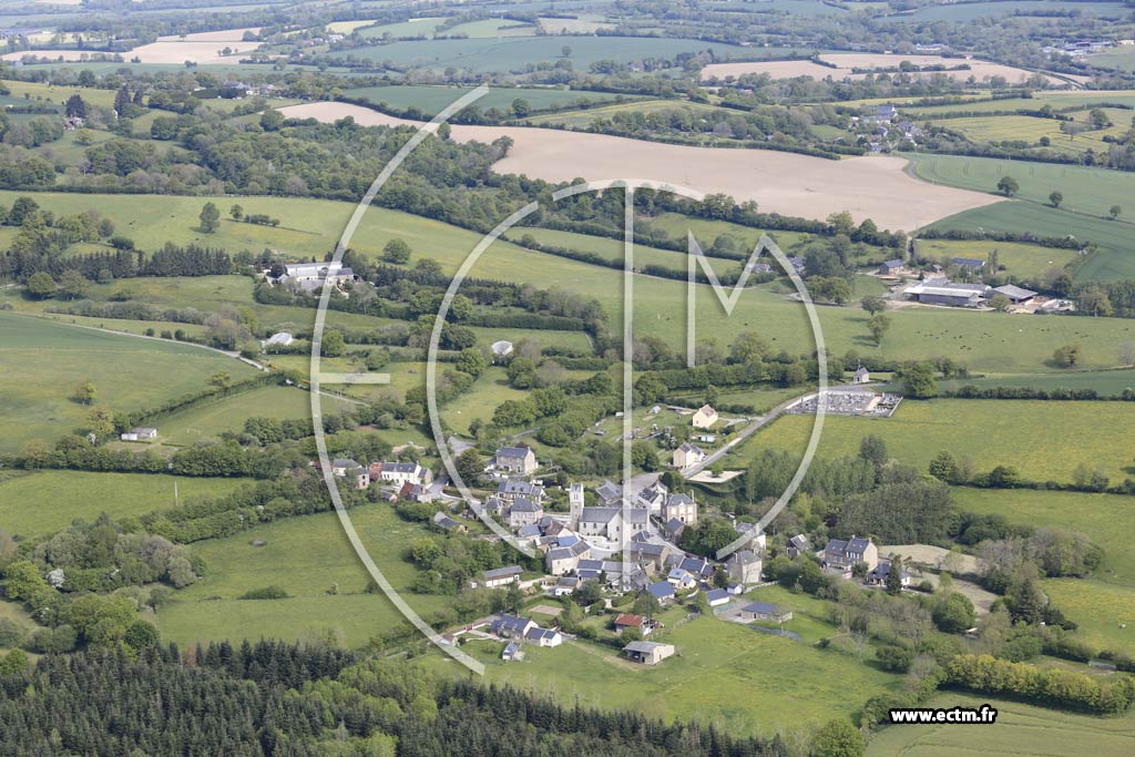 Photo arienne de Saint-Ellier-les-Bois