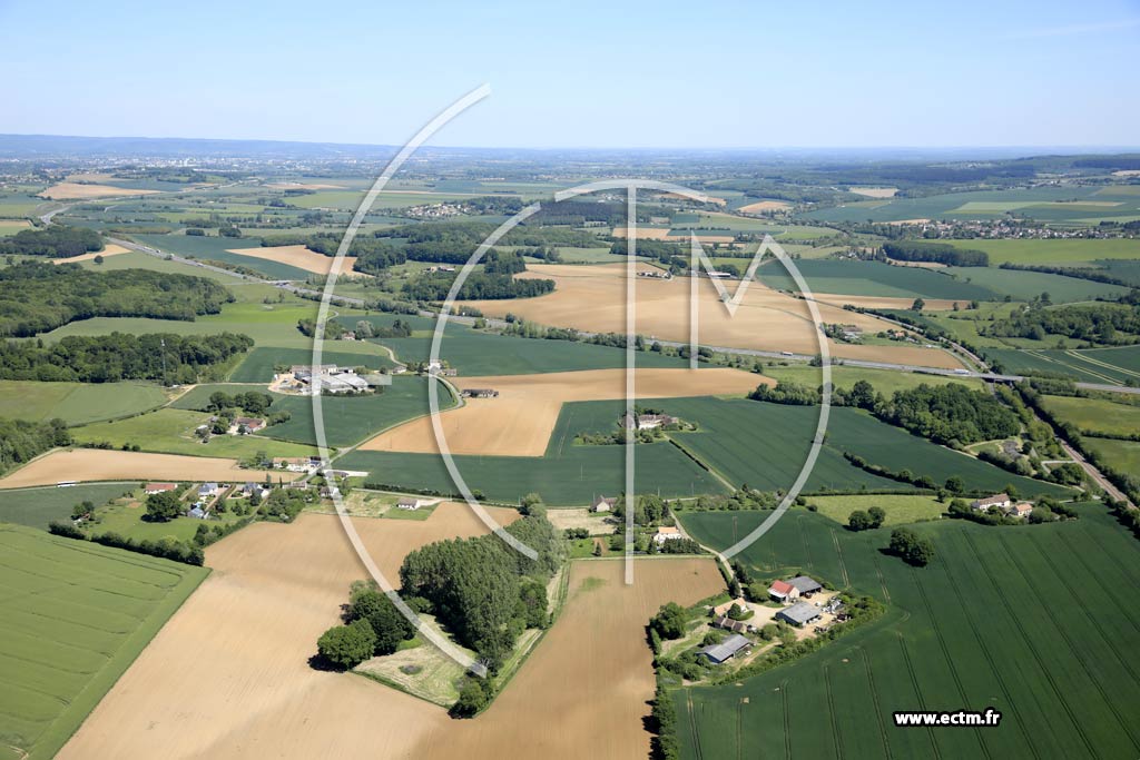 Photo arienne de Fy (Les Besneries)