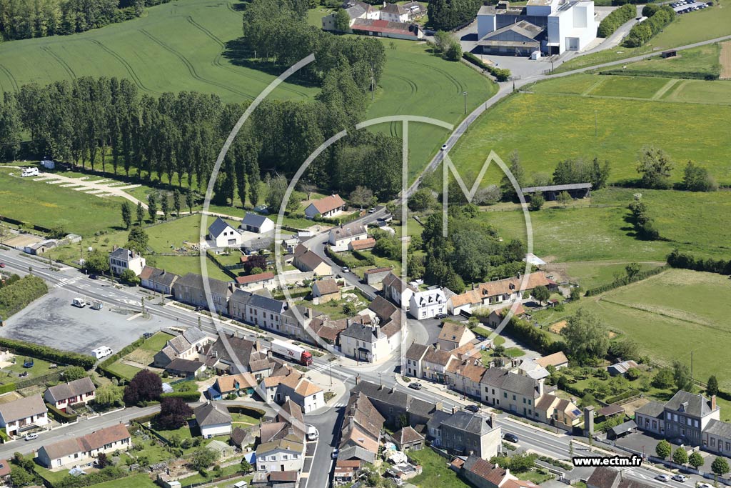 Photo arienne de Piac