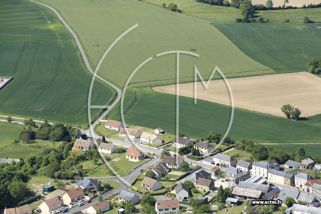 Photo arienne de Saint-Georges-le-Gaultier
