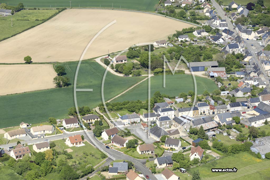 Photo arienne de Saint-Georges-le-Gaultier