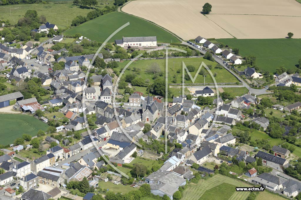 Photo arienne de Saint-Georges-le-Gaultier