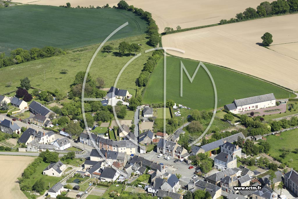 Photo arienne de Saint-Georges-le-Gaultier