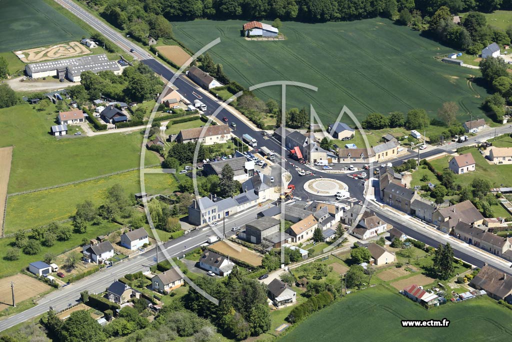 Photo arienne de Saint-Germain-sur-Sarthe (La Hutte)