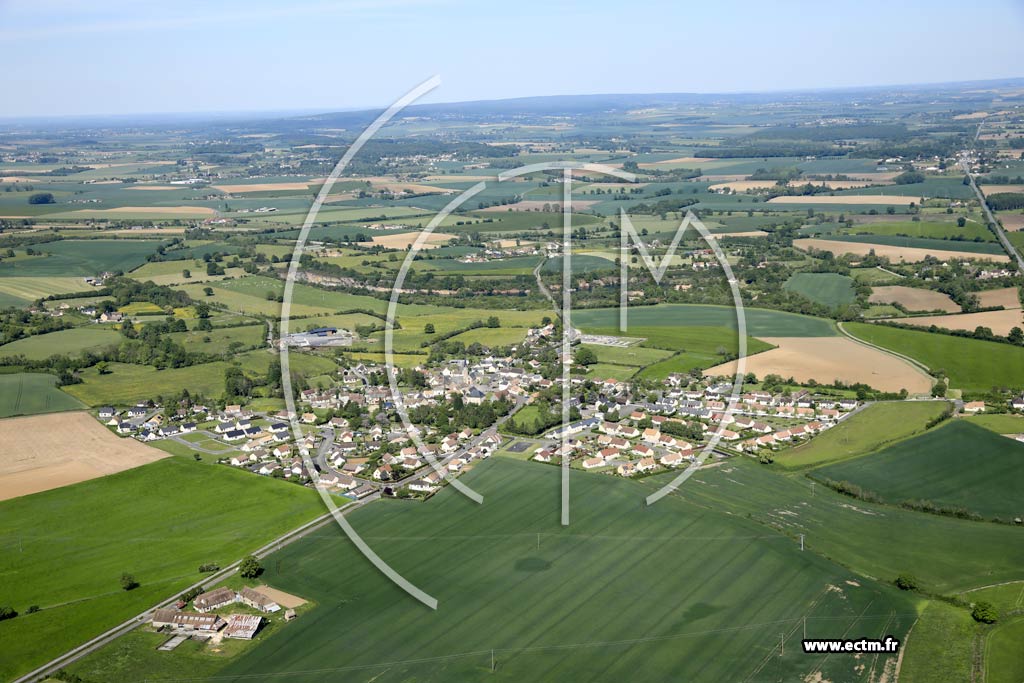Photo arienne de Saint-Ouen-de-Mimbr