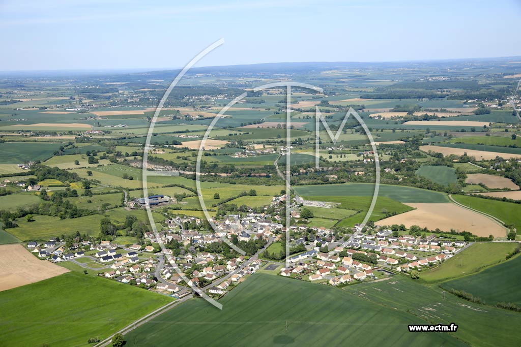 Photo arienne de Saint-Ouen-de-Mimbr