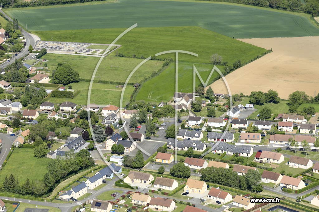 Photo arienne de Saint-Ouen-de-Mimbr
