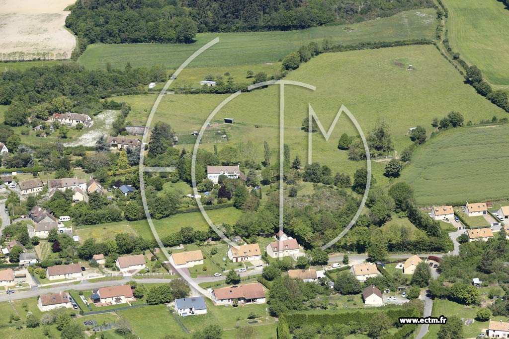 Photo arienne de Saint-Victeur