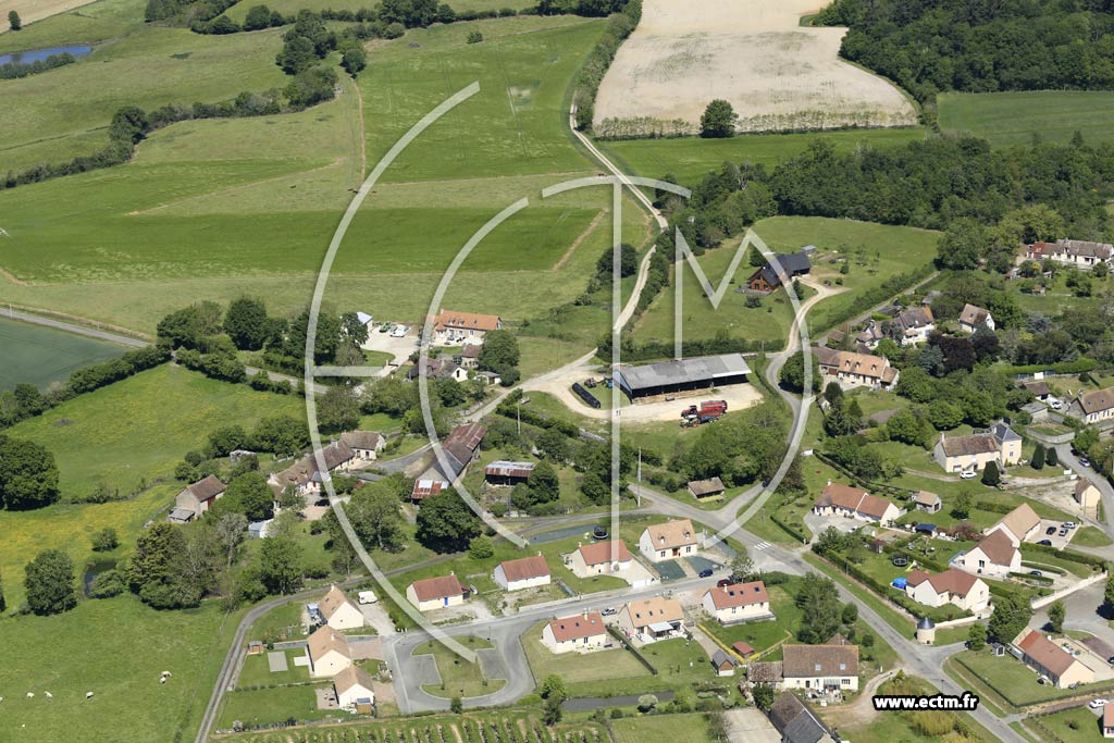 Photo arienne de Saint-Victeur