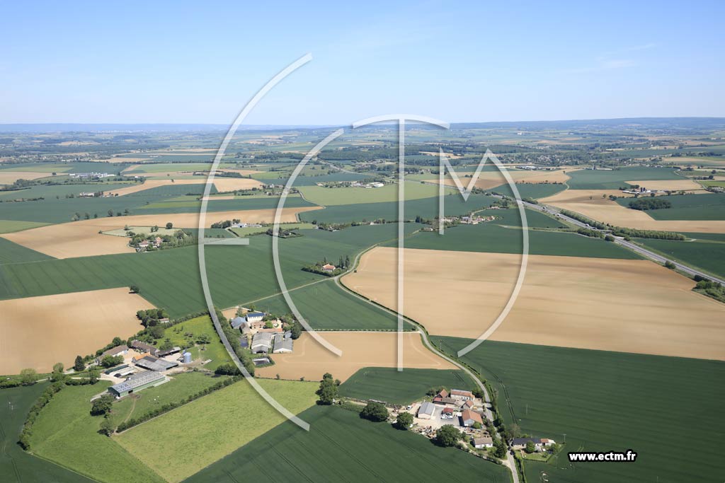 Photo arienne de Vivoin (Courchalon)
