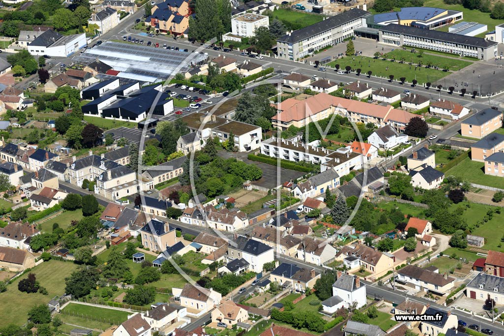 Photo arienne de Beaumont-sur-Sarthe