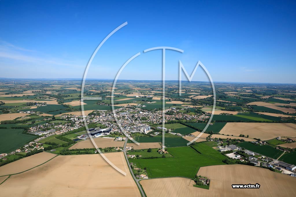 Photo arienne de Marolles-les-Braults
