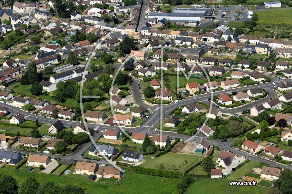 Photo arienne de Marolles-les-Braults