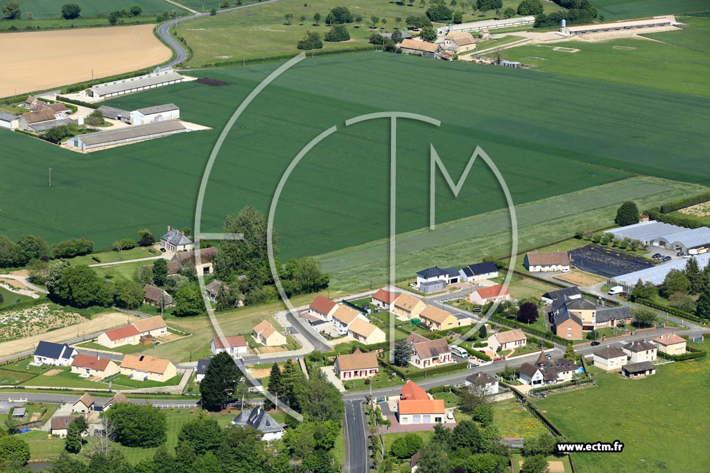 Photo arienne de Marolles-les-Braults