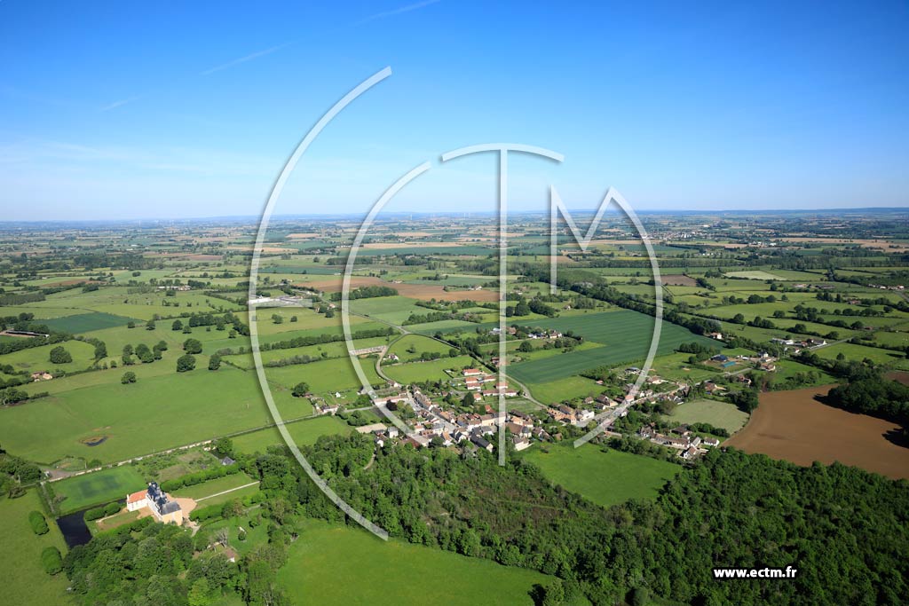 Photo arienne de Saint-Aignan