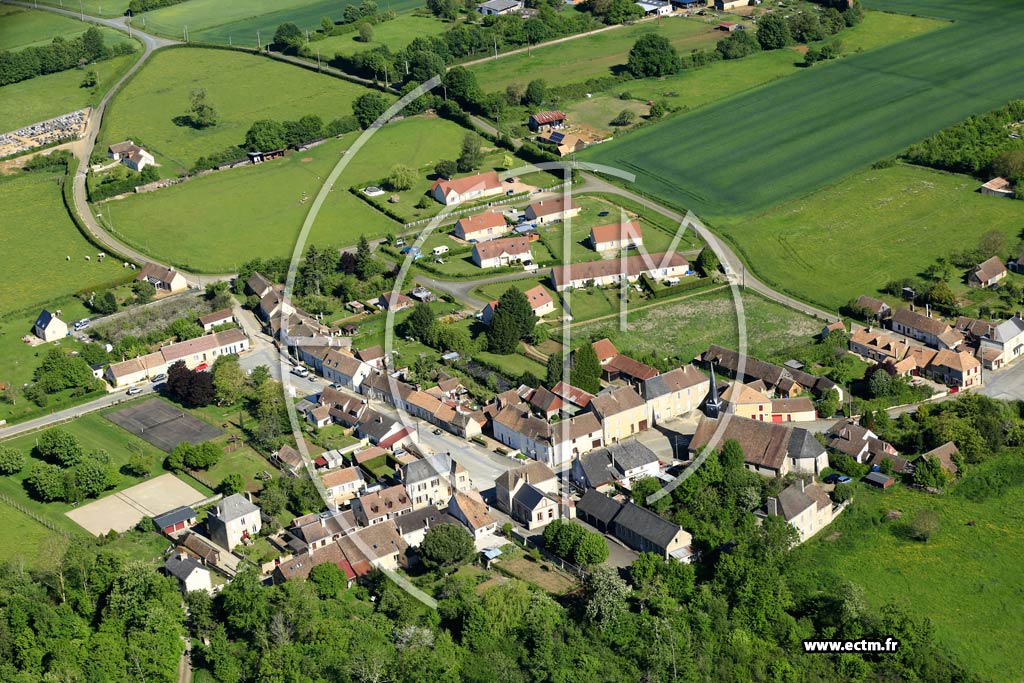 Photo arienne de Saint-Aignan