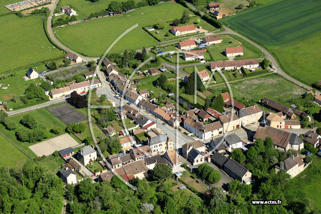 Photo arienne de Saint-Aignan