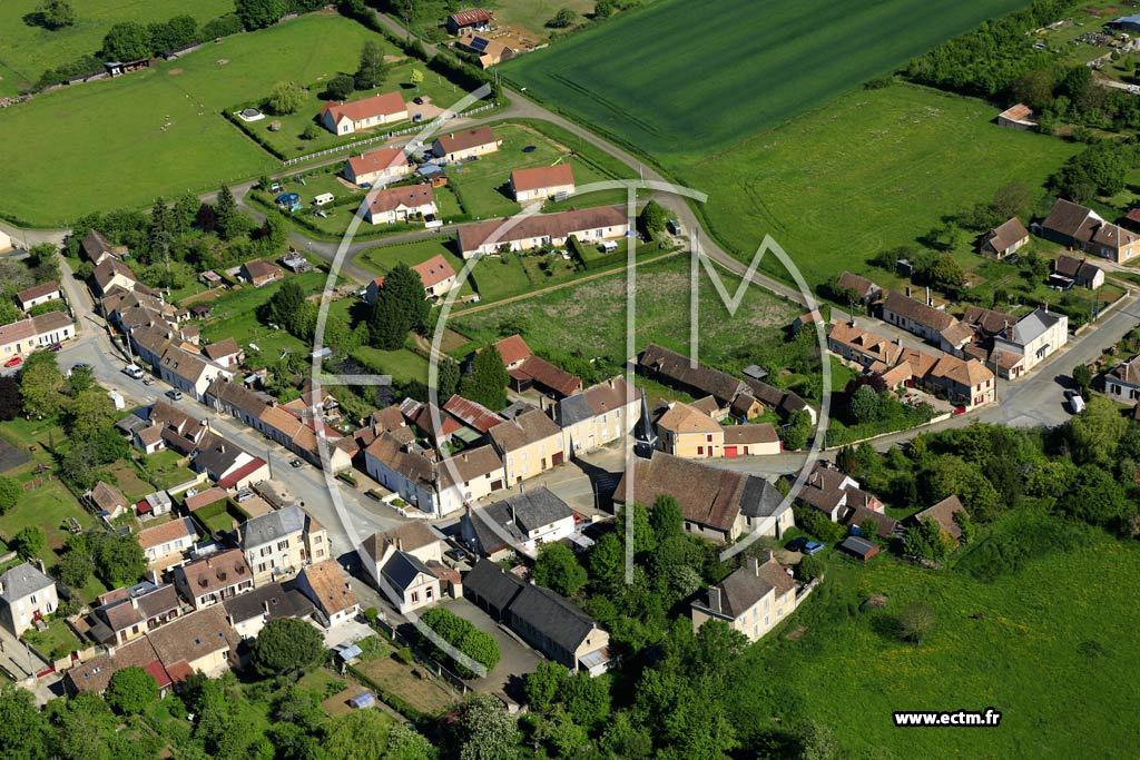 Photo arienne de Saint-Aignan