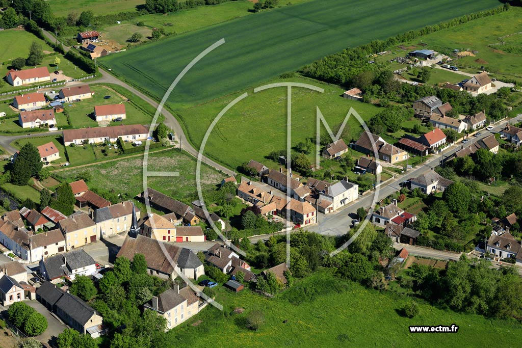 Photo arienne de Saint-Aignan