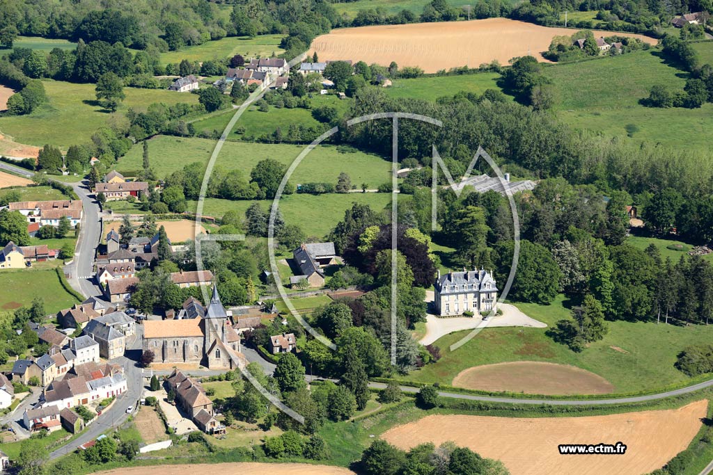 Photo arienne de Saint-Christophe-du-Jambet
