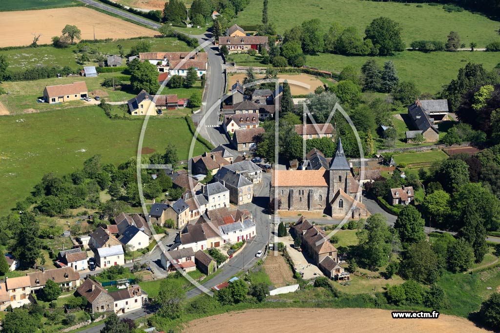 Photo arienne de Saint-Christophe-du-Jambet