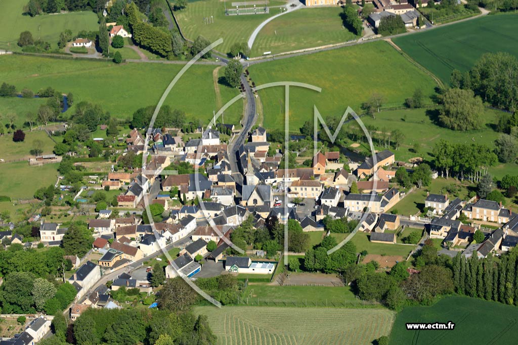 Photo arienne de Bernay-en-champagne