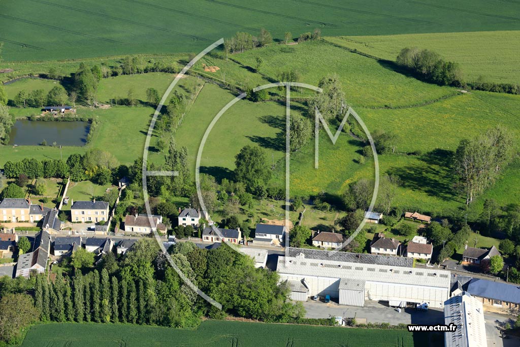 Photo arienne de Bernay-en-champagne